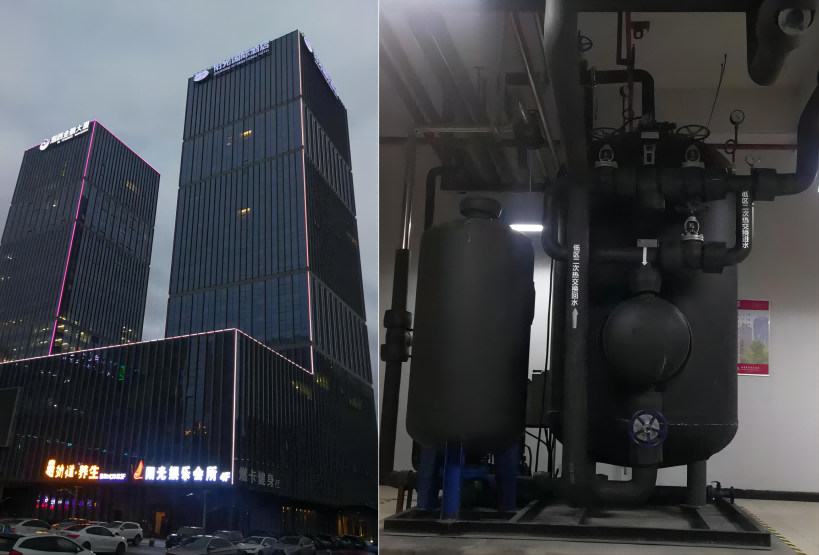 陽(yáng)光國(guó)際酒店(成套半容積式換熱器機(jī)組）