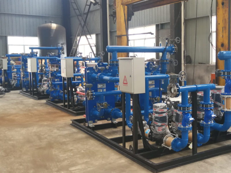 漢壽人民醫(yī)院換熱機(jī)組安裝